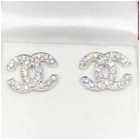 chanel cc diamond earrings price